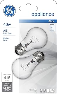 GE Soft White Appliance Bulbs