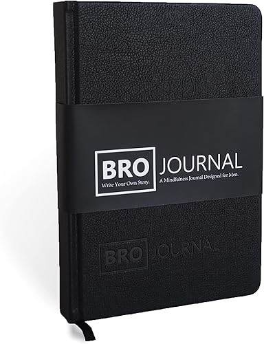 Bro Journal Diario de gratitud, atención plena y desarrollo personal de 12 semanas para hombres (adultos y adolescentes) Contenido diario único,