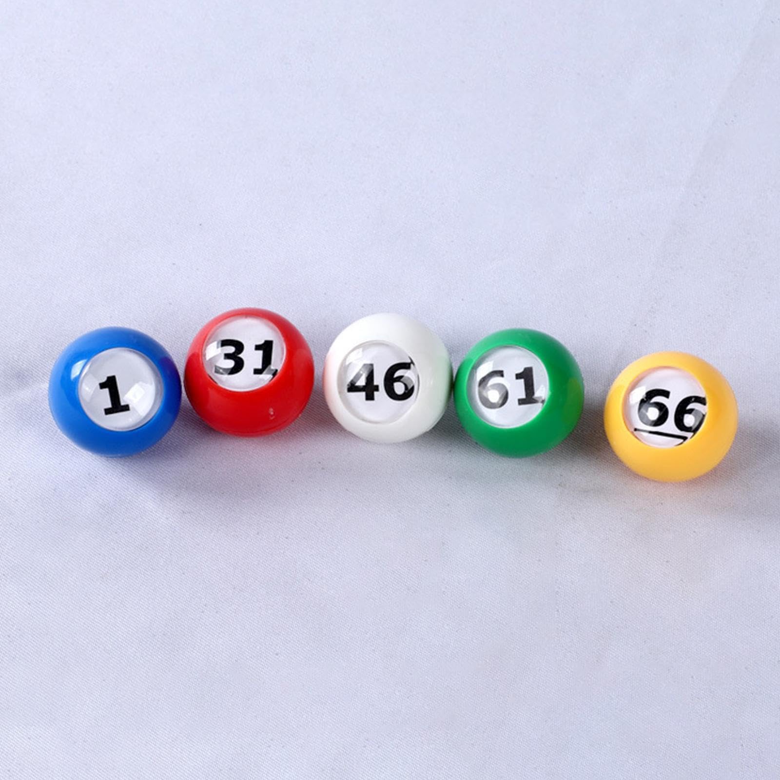 Palline da gioco con numeri Palline da gioco per bingo Progettate per giochi Compleanni ed eventi della comunità Lotteria Multicolore Durata Festa di compleanno