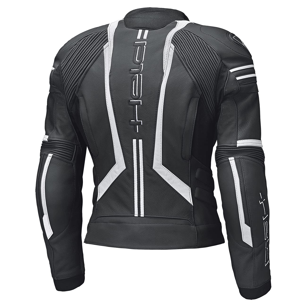 Held Street 3.0 Damen Motorrad Lederjacke, schwarz/weiß, 36 | Leder