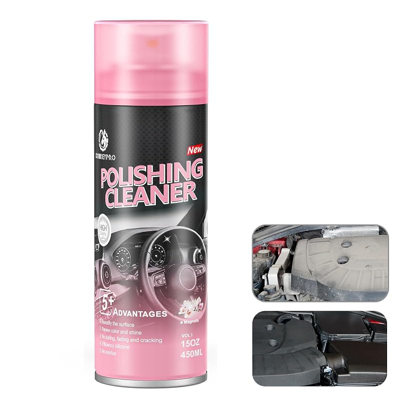 DONKEYPRO Spray Limpador e Protetor para Interior Automotivo, Plástico, Vinil e Couro, 450 mL