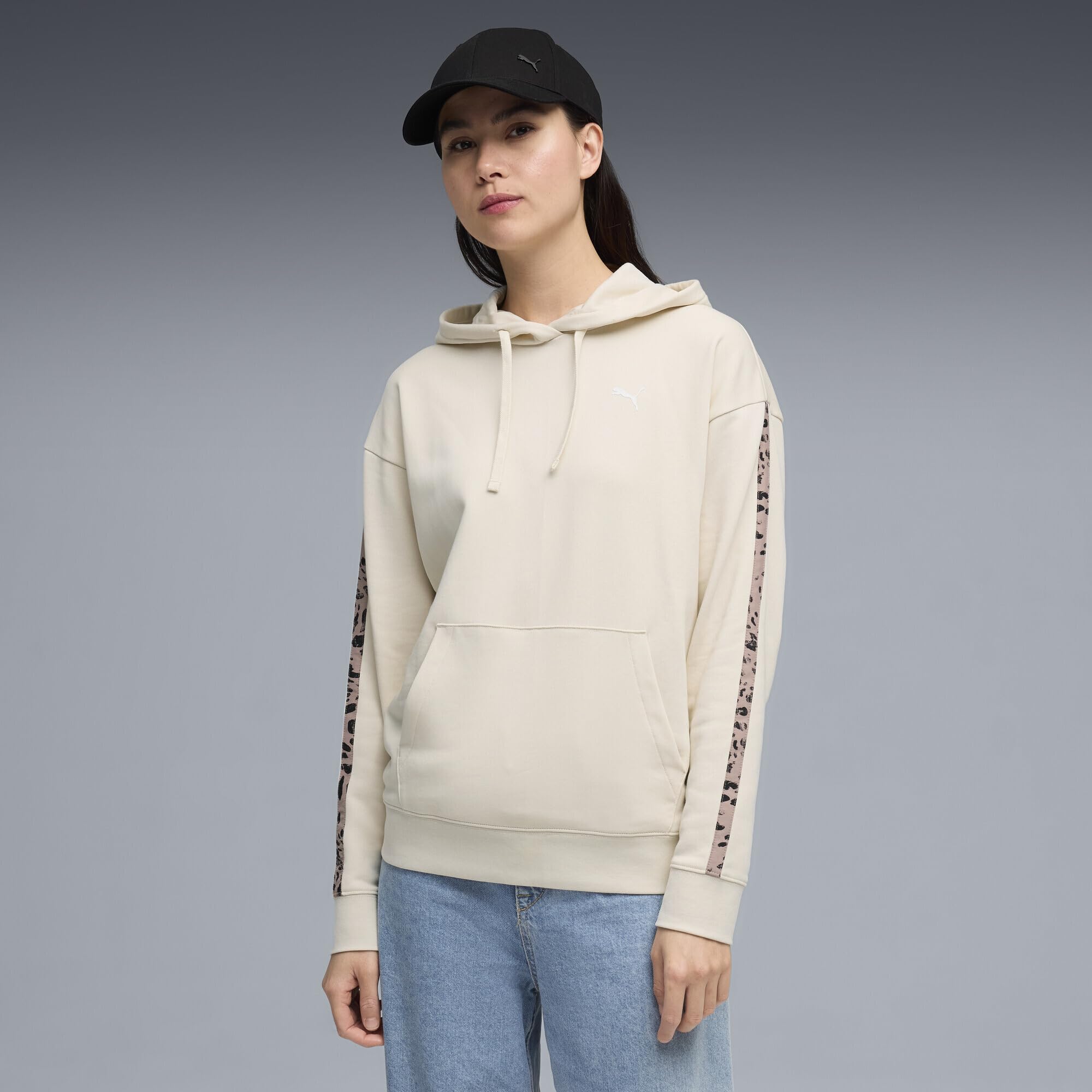 PUMA Ess Graphic Animal Comfort Hoodie TR Felpe con Cappuccio Unisex - Adulto (Pacco da 1)