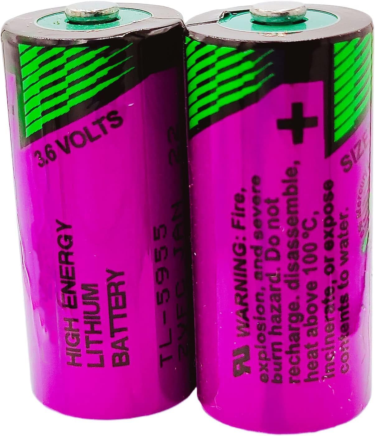 (5-Pack) TL-5955 Battery 3.6V 2/3AA 1650mAh for 3.6 Volt Lithium Battery TL-5955