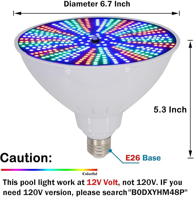 Luz para piscina LED 12V 50W RGB con control remoto Cynlink miniatura 5