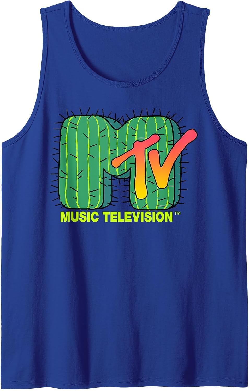 MTV Logo Cactus Style Tank Top