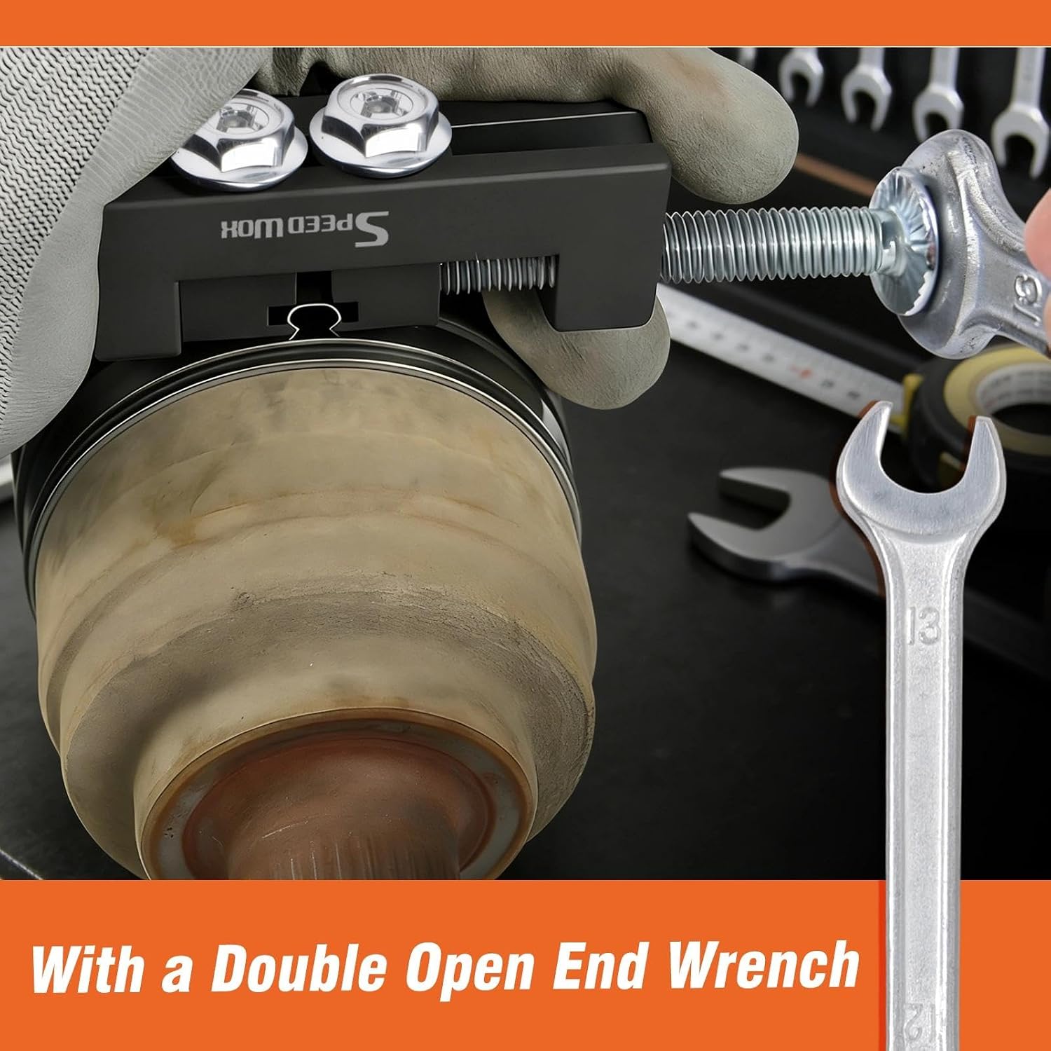 SPEEDWOX 22PCS CV Boot Clamp Tools for Single Ear Hose Clamps Drive Shaft Axle Boot Removal & Installation Tool with 20 PCS Stainless Steel CV Joint Boot Band Clamps Axle Boot Clamp Tool