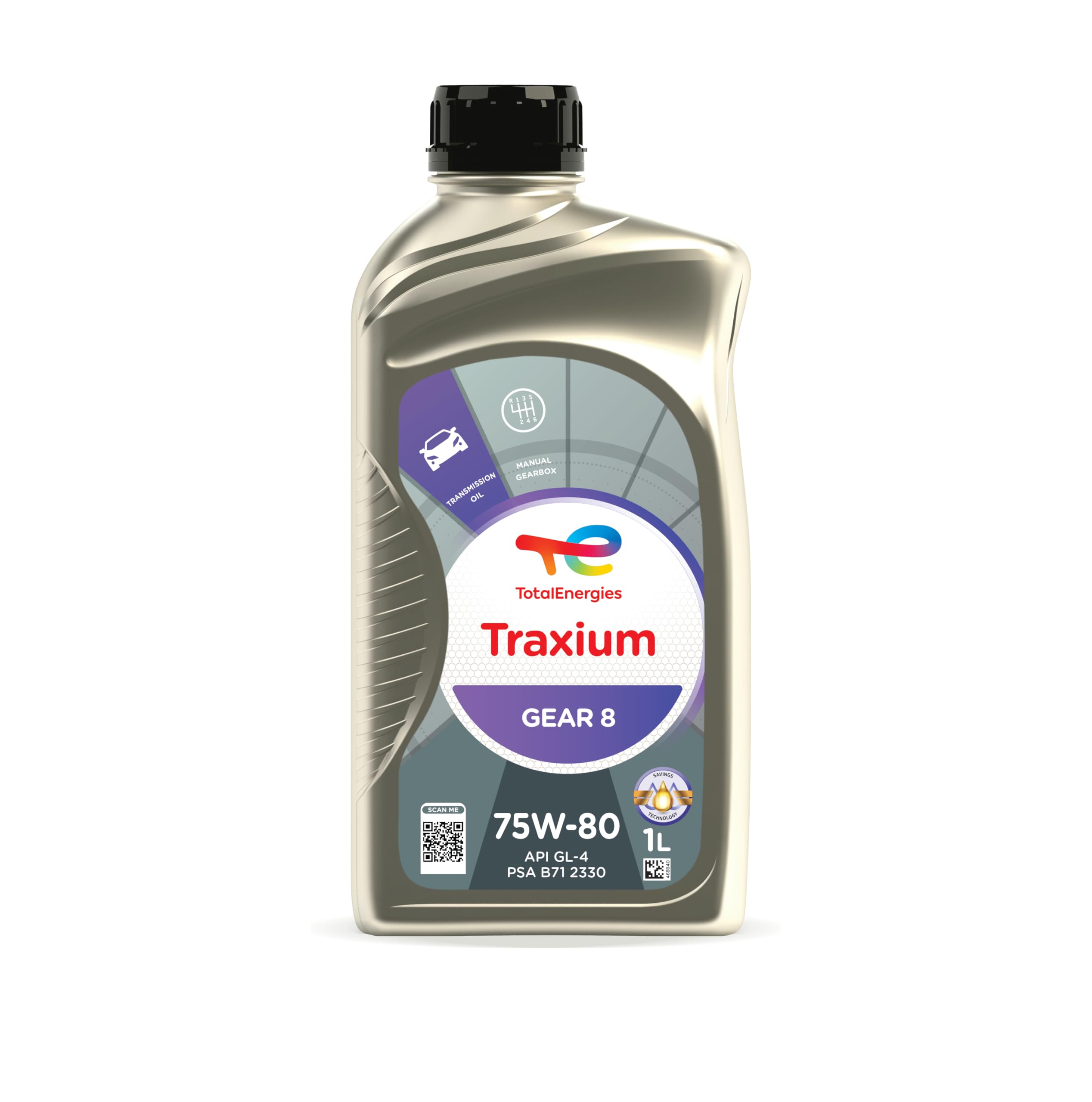Total Transmission Gear 8 75W80 Manual Transmission Oil 1 Litre