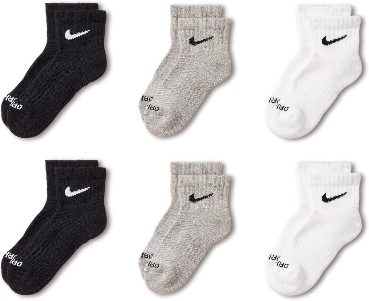 Nike - Pack de 6 calcetines deportivos para niños
