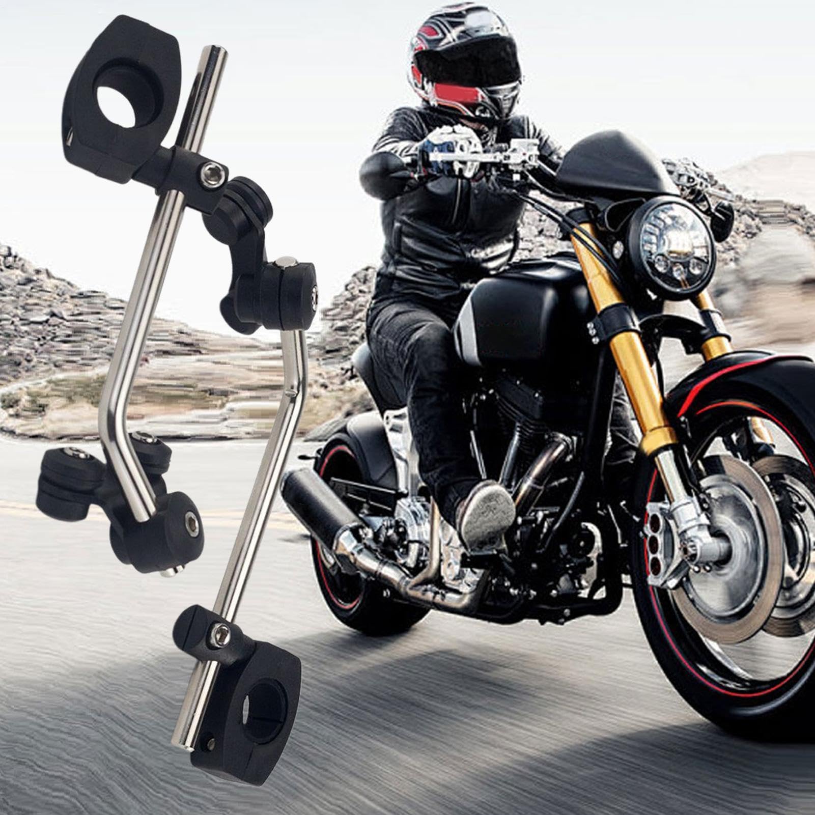 Uniwersalny Uchwyt Szyby Motocyklowej Uniwersalne stabilne zaciski