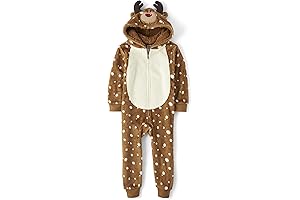 Polar Bear™ Kids' One Piece Zip Front Footed Pajama