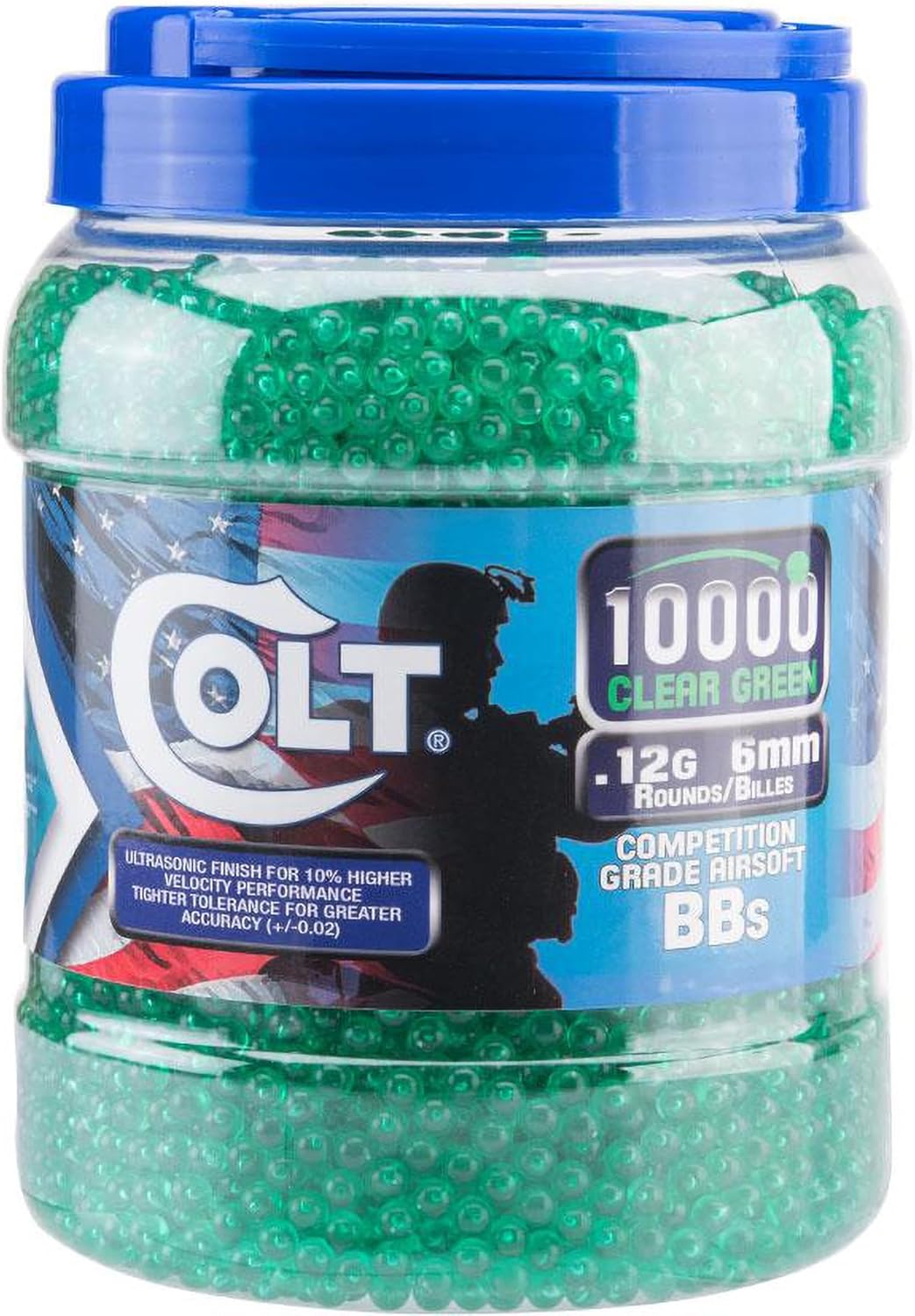 Evike Airsoft - Softair Colt-Licensed 0.12g Competition Grade 6mm BBS