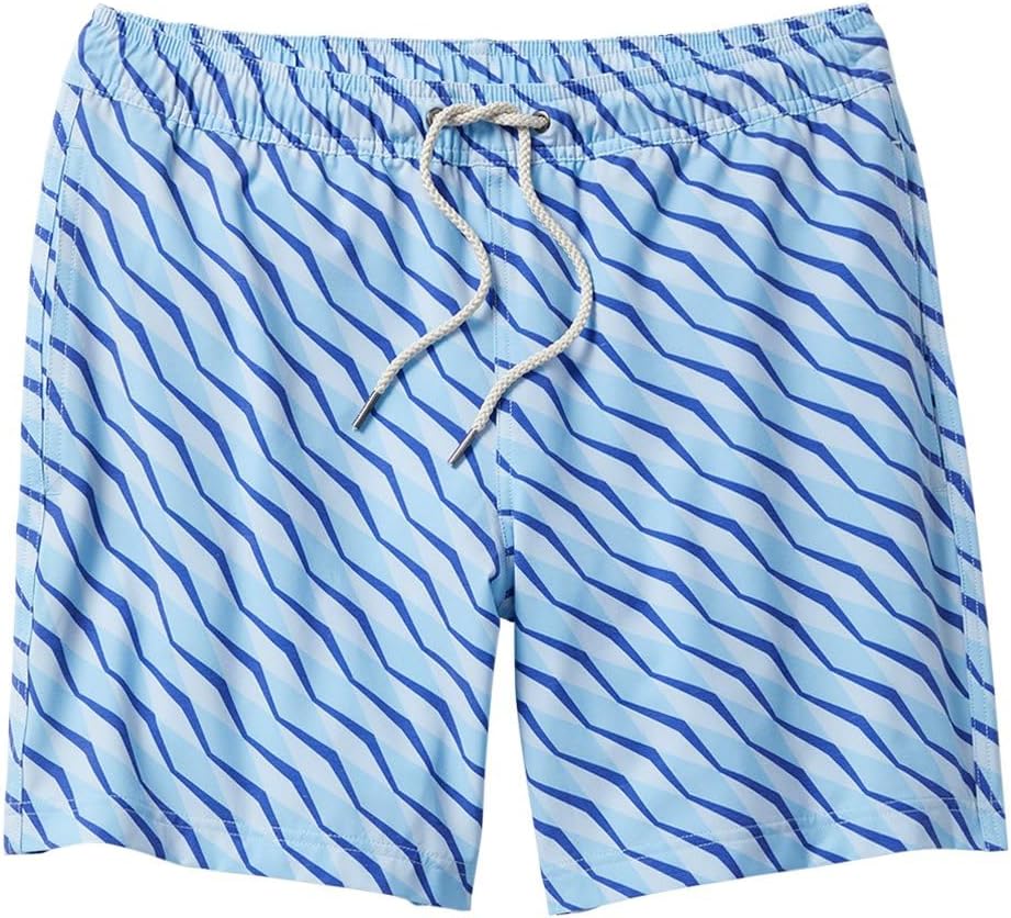 Fair Harbor Bayberry Trunk –– Men's Swim Suits with Liner, 7-inch Inseam –– Anti-Chafe Classic fit Swim Trunks
