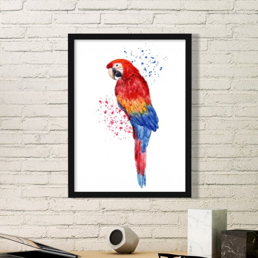 Cadre photo oiseau art en bois : un cadeau déco nature idéal