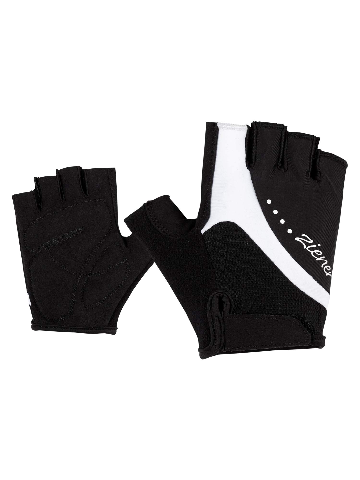 Ziener Women's Cassi Cycling/Mountain Bike/Cycling Gloves Short Finger Breathable/Damping, womens, Cycling/mountain biking/cycling gloves, short fingers, breathable/damping., 988109, White, 8