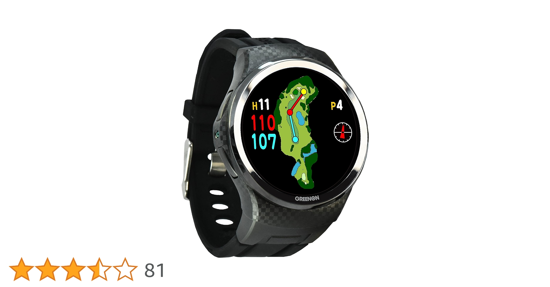 ☆GREENON☆THE GOLF WATCH A1 Greenon The Golf Watch A1-III OLED Touch Display Michibiki
