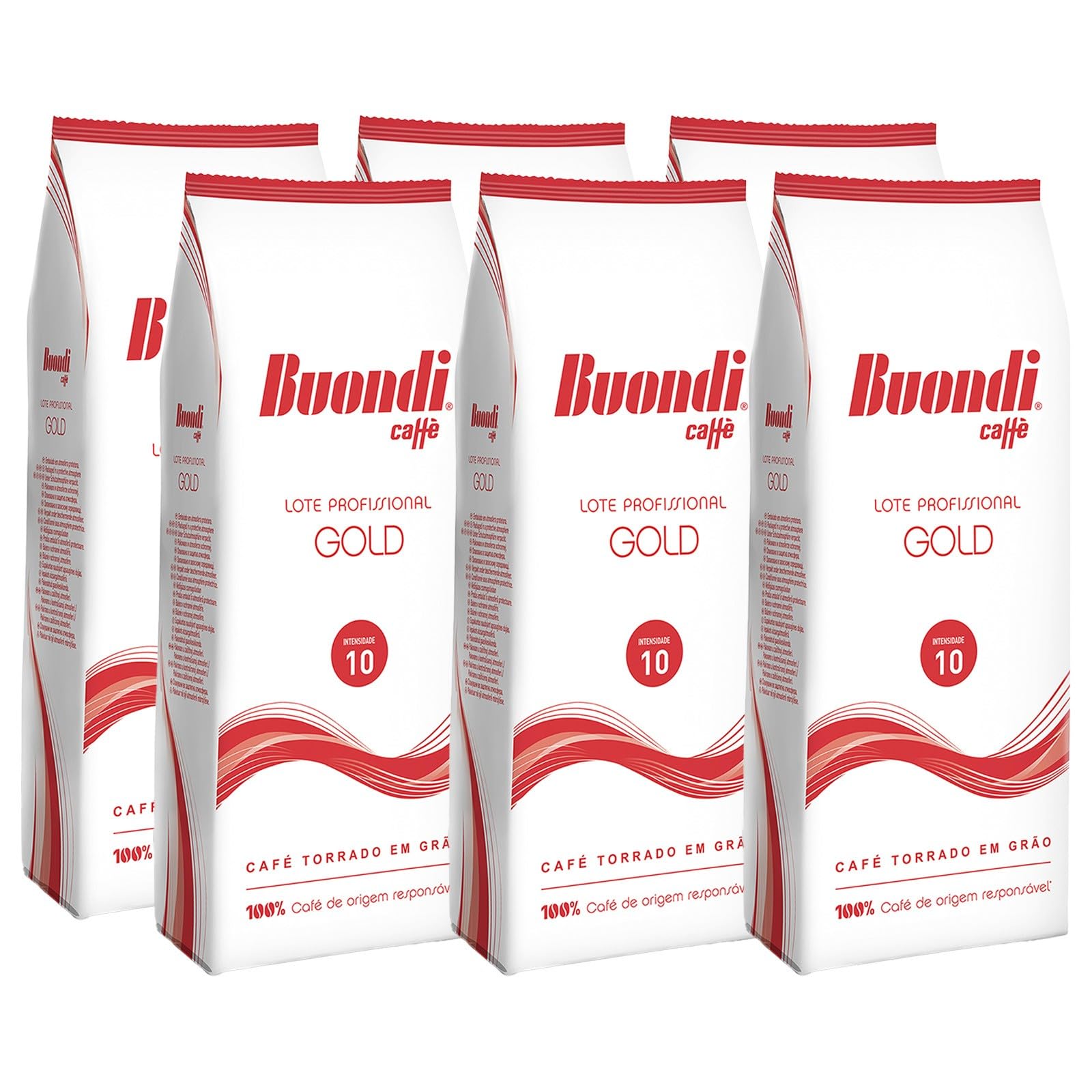 BUONDI Caffè Gold kawa z ziaren, produkt wypełniający napojami, automaty, cała fasola 6 kg