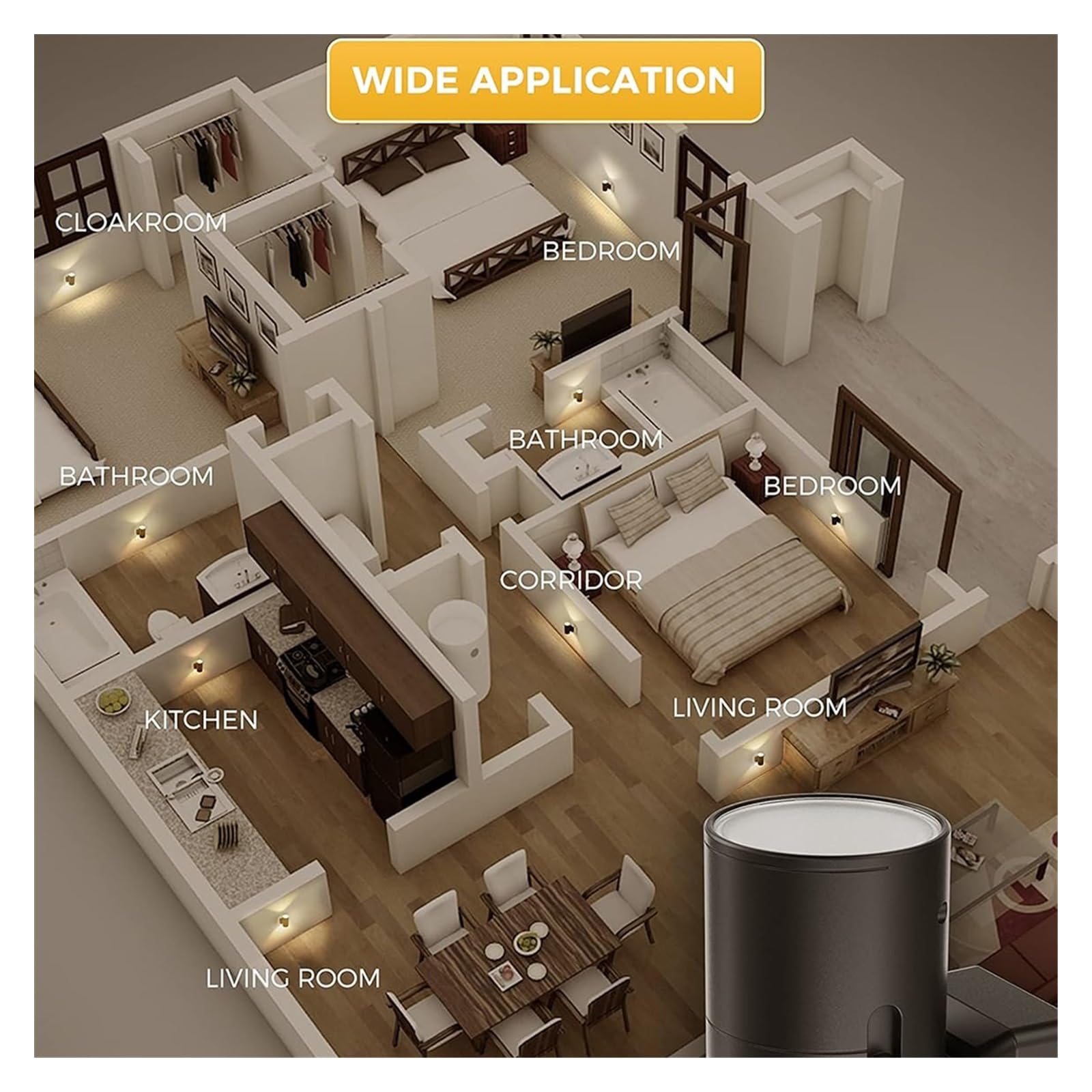 Luci da parete , Luce notturna a LED con spina, lampada da parete sensore crepuscolare e alba, 3000K, 0-100LM, luce dimmerabile regolabile for corridoio, camera letto, scale(Warm-Black 1 PCS,US Plug)
