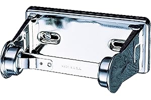 San Jamar R200XC Stainless Steel Standard Roll Locking Toilet Tissue Dispenser