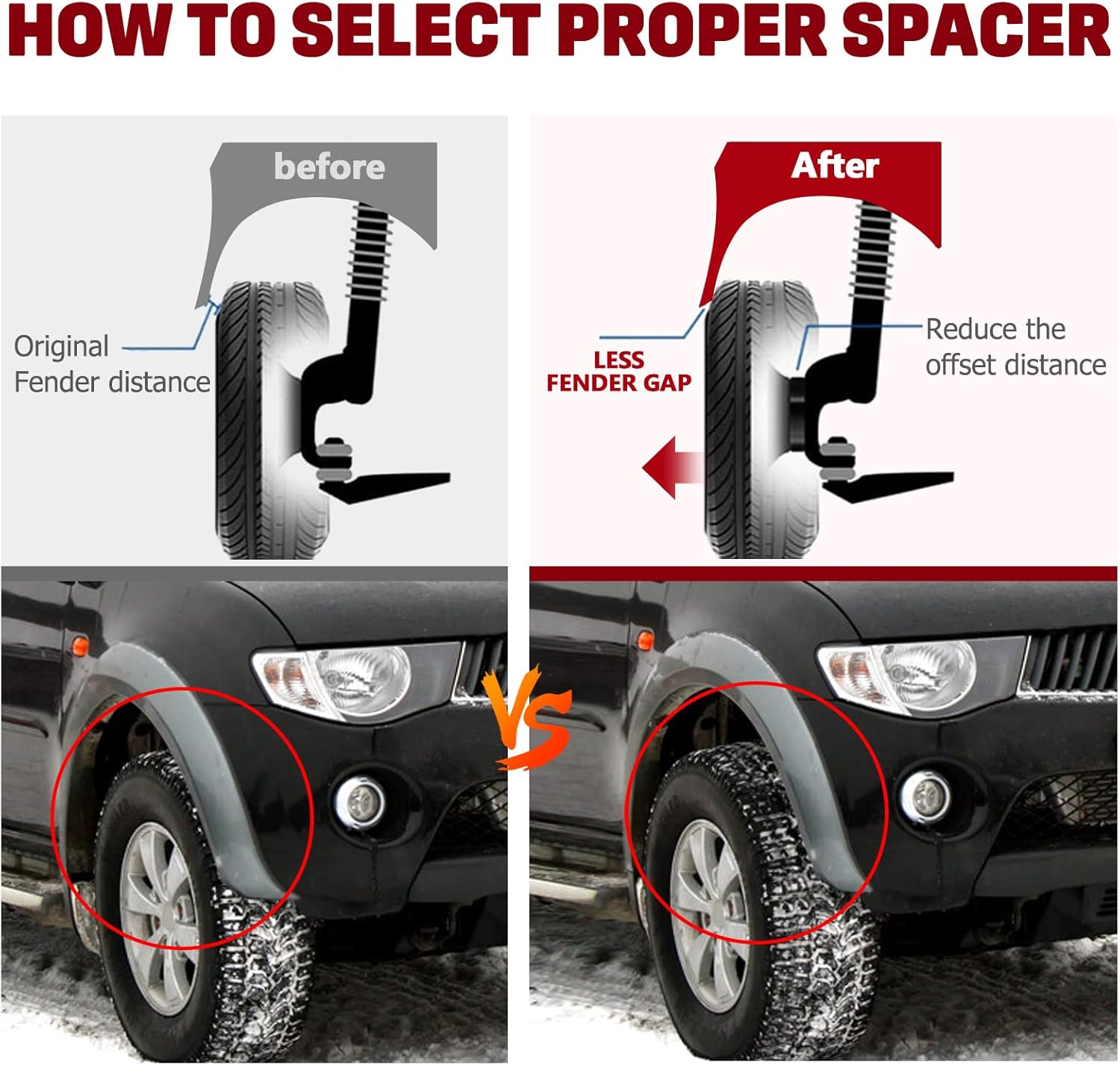 6x5.5 Wheel Spacers 1.25" for T-o-y-o-t-a Tacoma 4runner, Hub Centric Wheel Spacers 6 Lug 12x1.5 Studs 106mm for Tundra FJ Cruiser GX460 GX470 Sequoia L-and Cruiser Ventury
