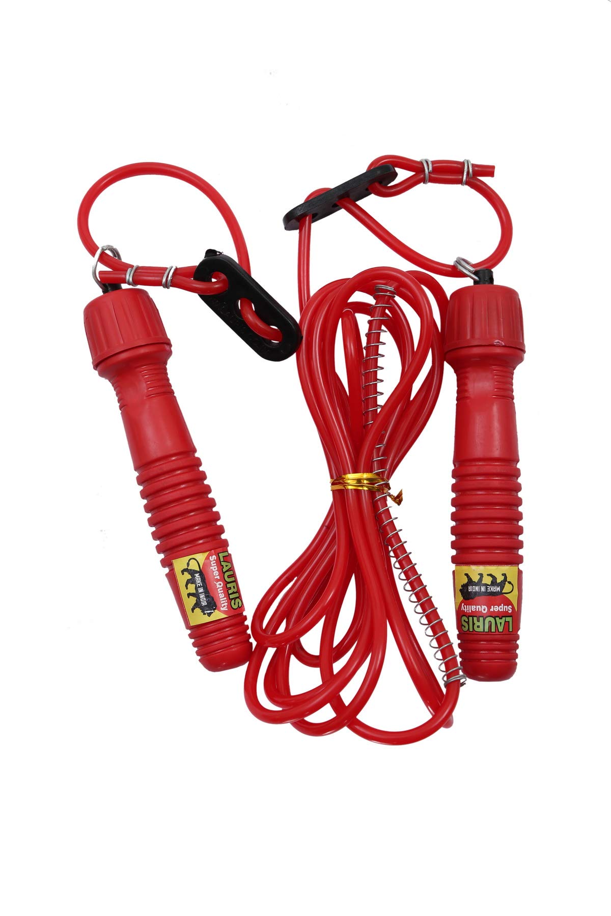 Lauris Unisex PVC Model king Skipping Rope (Red 5 mm Diameter and Length 11 Suitable for The Height 4 10 Inch 6 Feet 2 Inches) (B07JNFQX1Q) Amazon Price History, Amazon Price Tracker