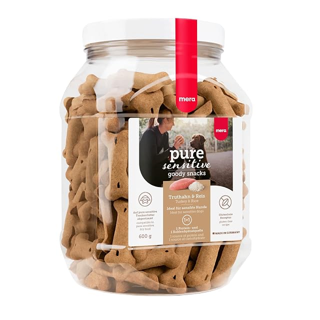 MERA Pure Sensitive Goody Snack, golosinas saludables para Perros sensibles