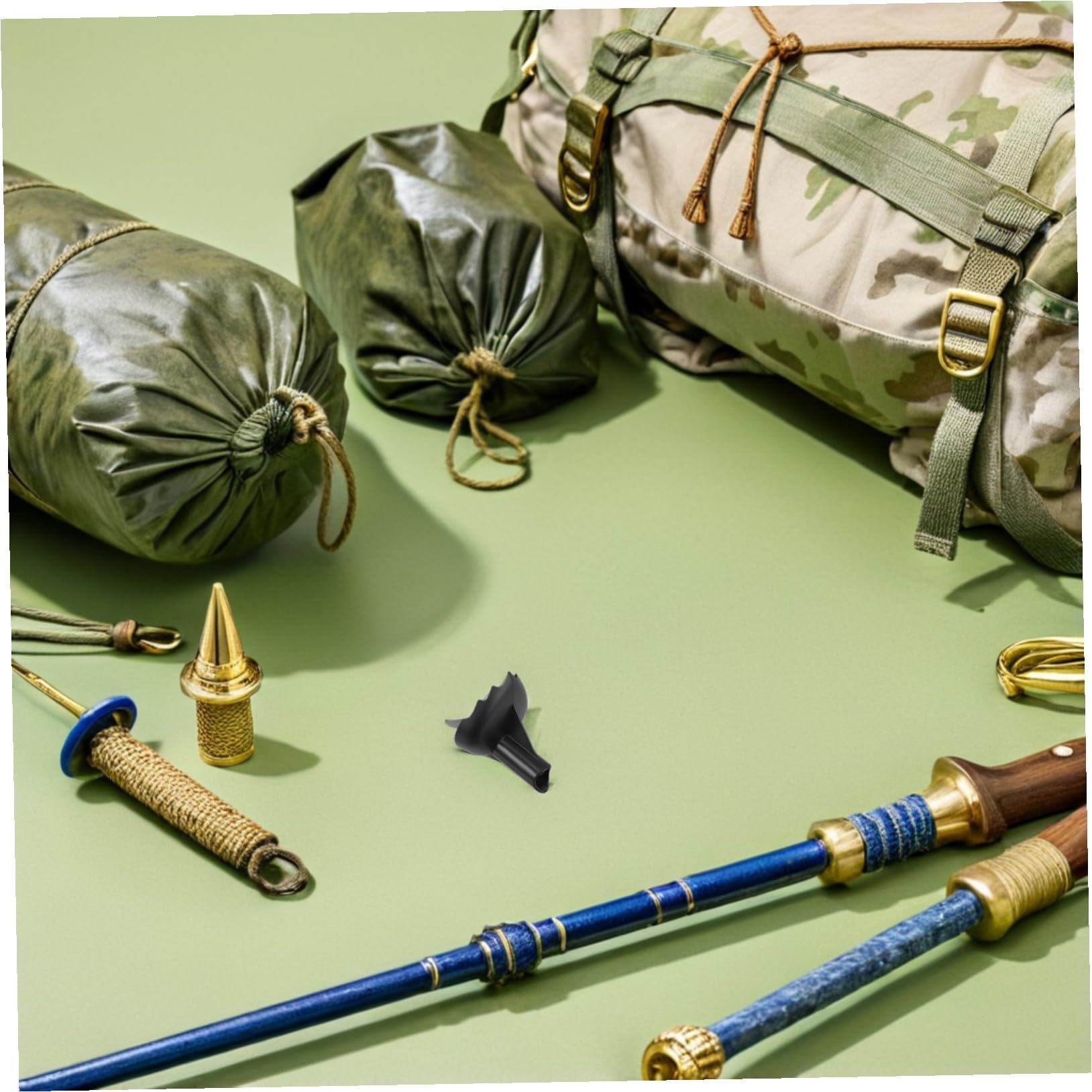 4 Stück Ersatzspitzen Satz aus Wolframstahl für Trekkingstöcke und Skitouren rutschfest und Geräuschreduzierend Robuste Nylon Spitzenschützer für Felsen und Outdoor Oberflächen