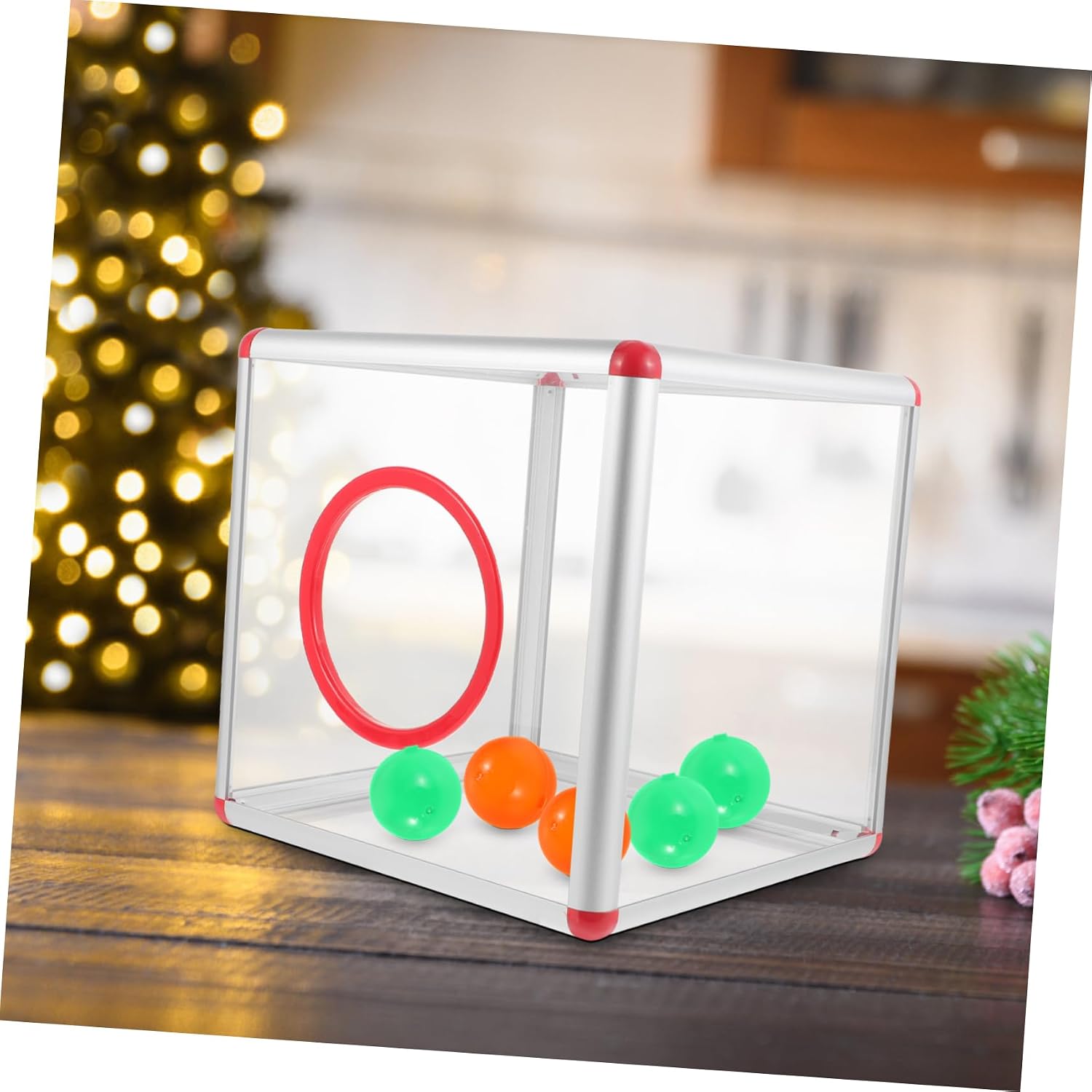 Ciieeo 25pcs Vibrant Fillable Raffle Balls Lightweight Portable for Party Games School Events Carnival Prizes