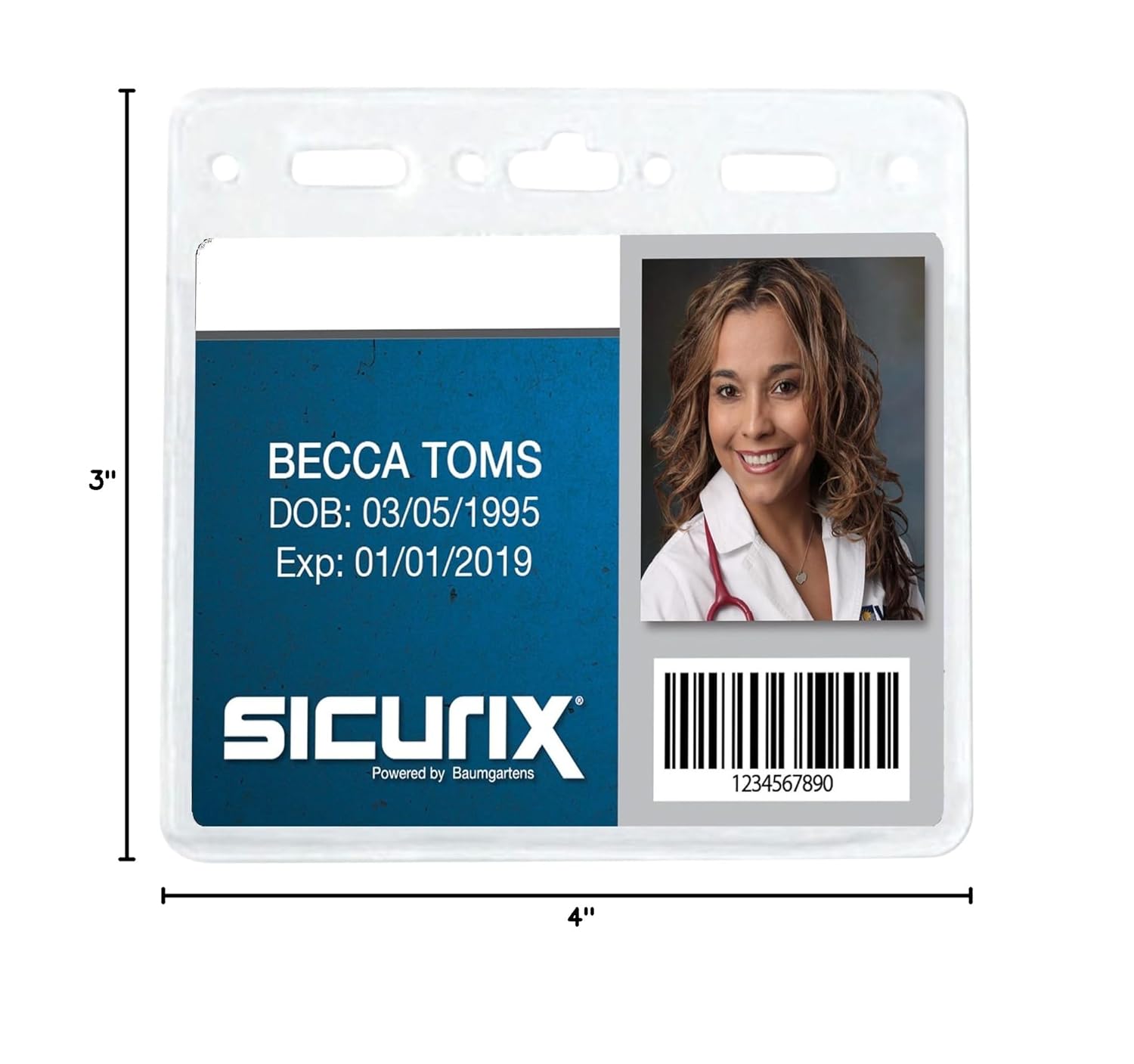 ID Badge Holder pack of 50