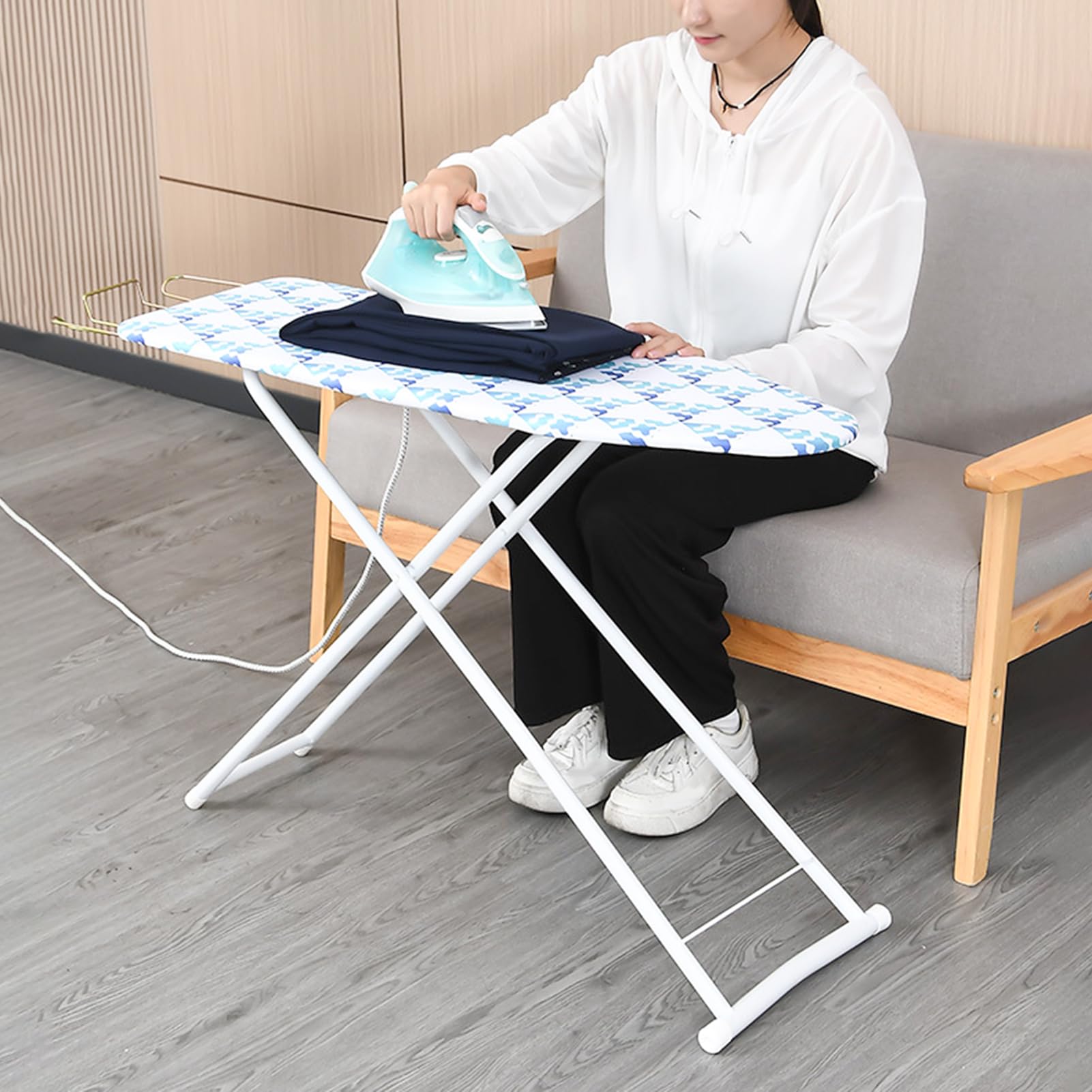 Amazon.com: 2Pcs Ironing Board Set, Height Adjustable from 24.8