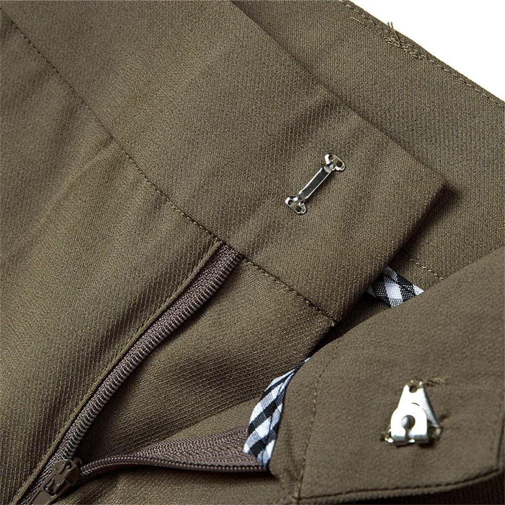 Women Casual Straight Suit Pants Slim High Waist Business Work Trousers