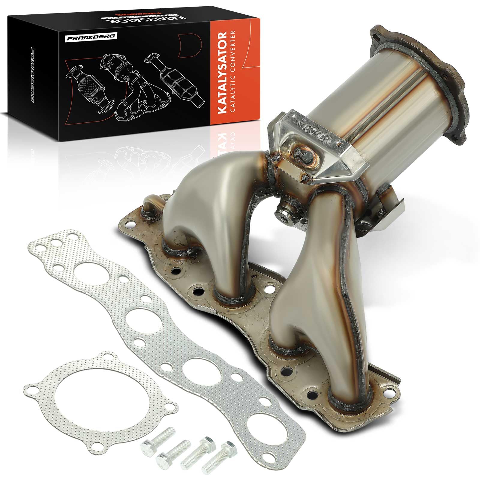 Frankberg Convertitore Catalitico Benzina Compatibile con Swift III EZ MZ 1.3L SX4 EY G.Y 1.6L Liana Compatto 1.6L SX4 Berlina G.Y RW 1.6L SX4 EY G.Y 1.5L Replace# 1411055GASH02