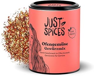 Just Spices Ofengemüse Gewürzmix I Hiermit hättest Du Gemüse schon als Kind geliebt I Gewürzdose, 50 g