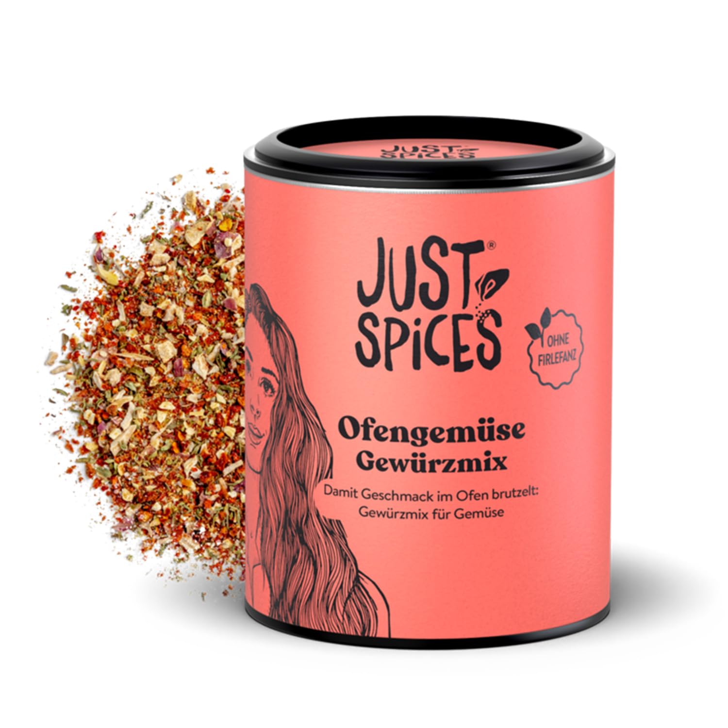 Just Spices Ofengemüse Gewürzmix I Hiermit hättest Du Gemüse schon als Kind geliebt I Gewürzdose, 50 g