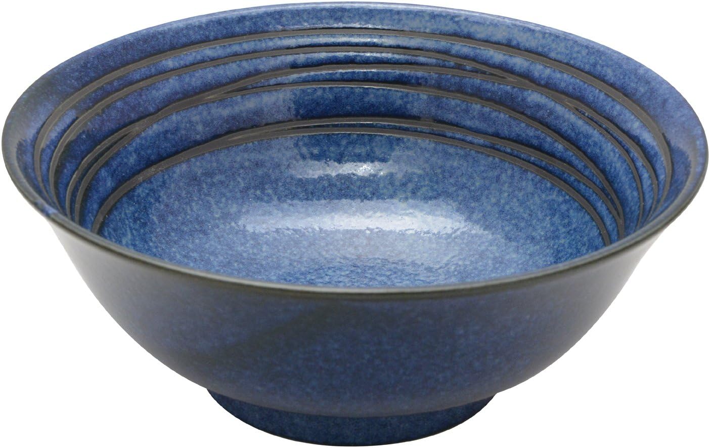 Mino Ware Bowl, Pot, Ramen Bowl, Approx. 7.9 inches (20 cm), Microwave, Dishwasher Safe, Chrysanthemum Dyed Arabesque 131-1312