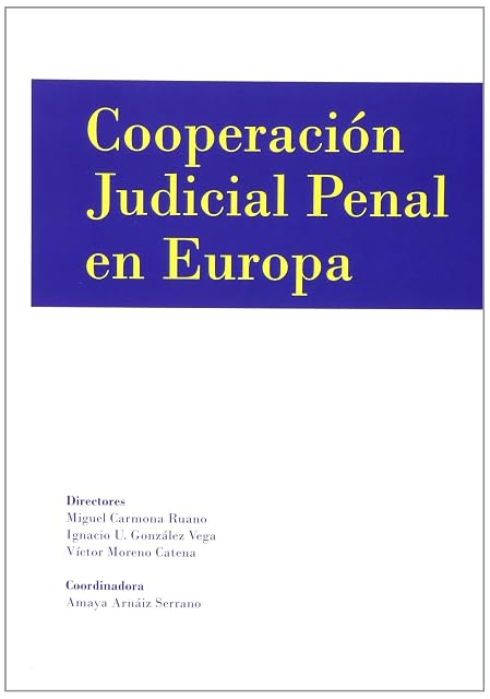 Portada de Cooperación judicial penal en Europa