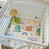 Vista 38 de Alfombrilla para corralito de perros y cachorros, almohadilla personalizada para jaula de perro [corralito no incluido], caja reutilizable