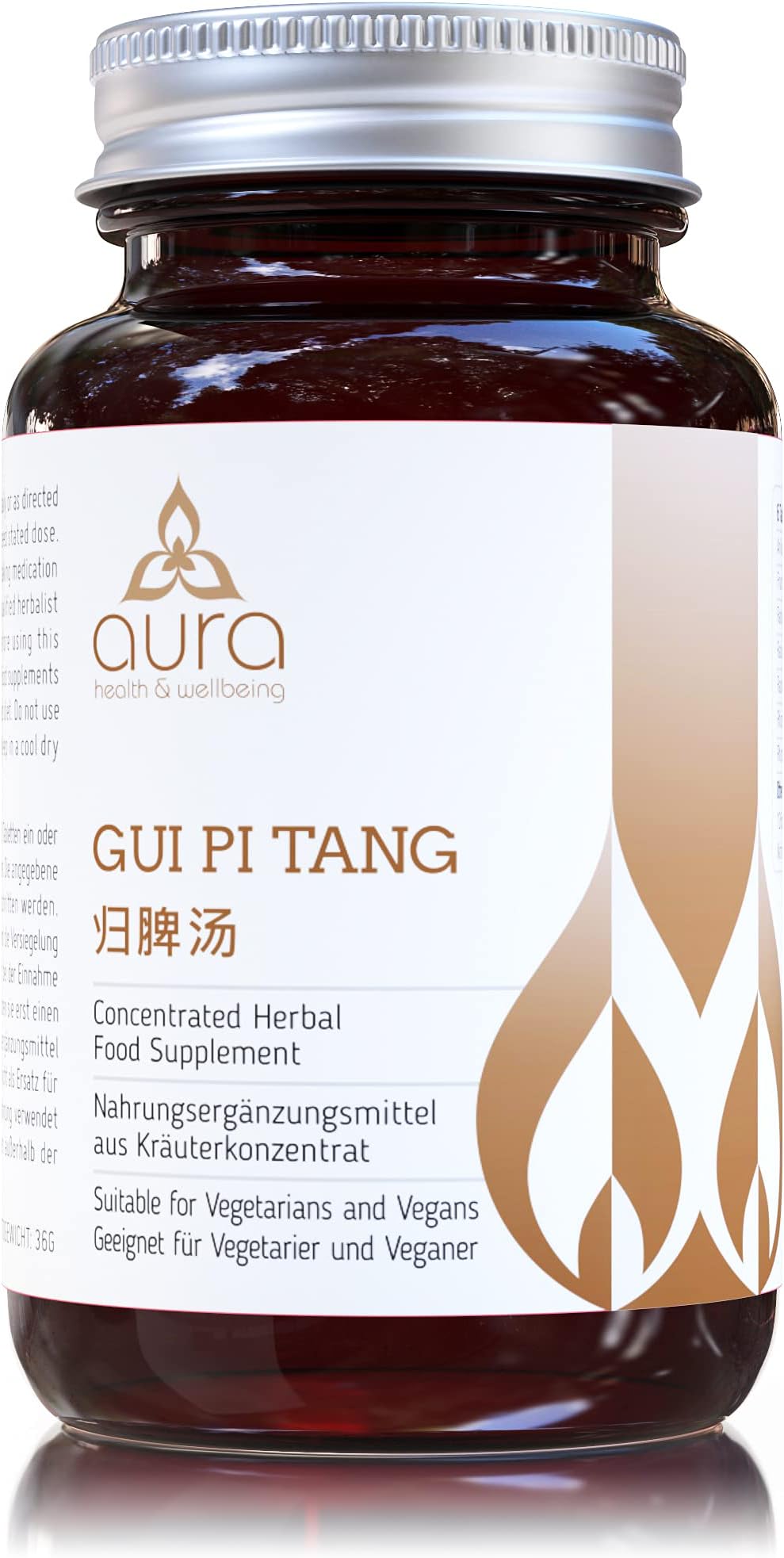 GUI Pi Tang 归脾汤 (Longan Fruit & Polygonum Vine), 5:1 Concentration Ratio, 4-9x More Concentrated Than Other Brands, Vegan Friendly, Gluten-Free, Non-GMO, Authentic Natural Herbs, 60 Tablets