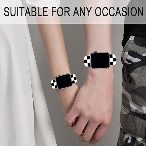 Miniatura 8 de Watch Band Compatible with Apple Watch 38mm 40mm 41mm 42mm 44mm 45mm for Women Men Sport Silicone Wristbands Strap for IWatch Series 7 6 5 4 3 2 1