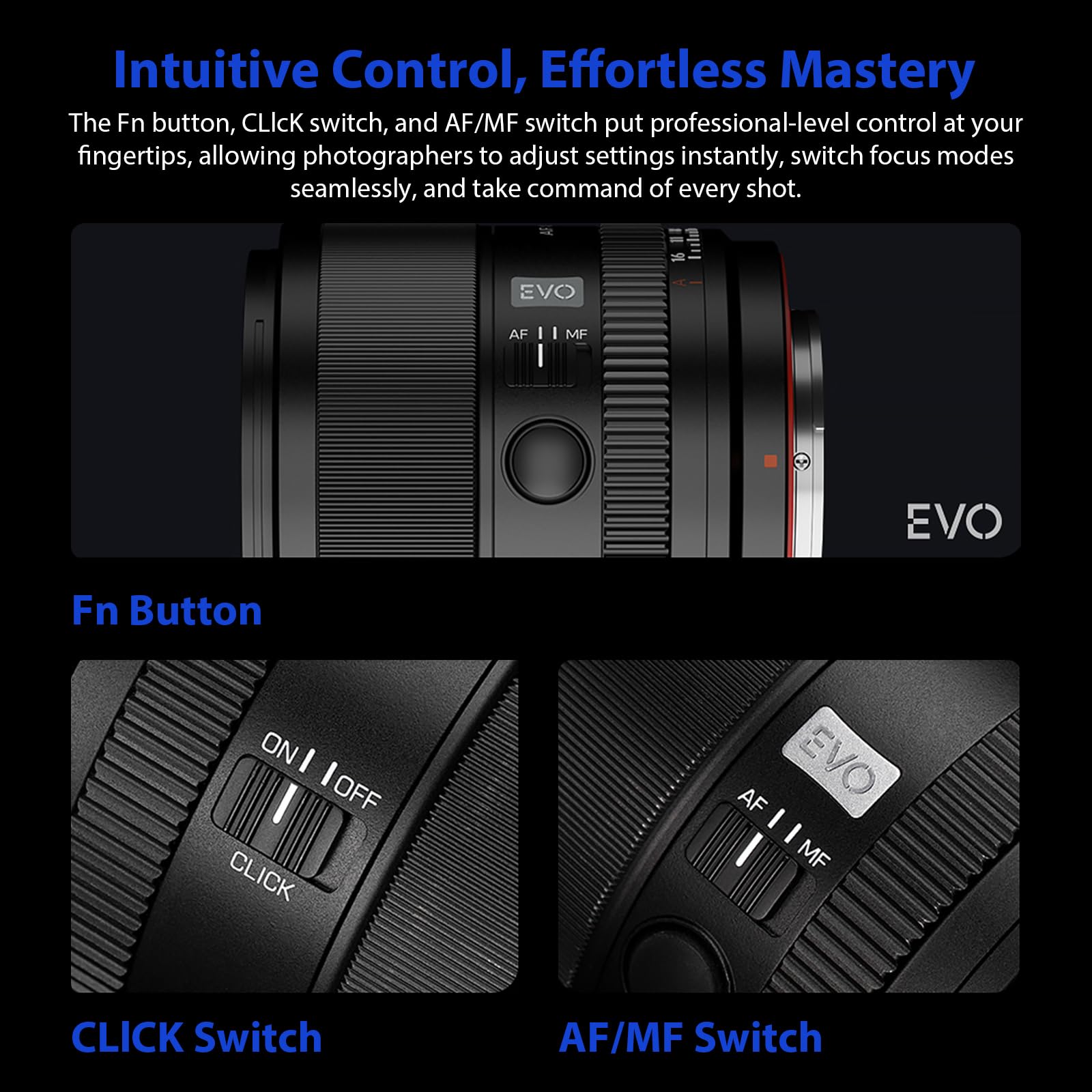 Amazon.co.jp: VILTROX 85mm F2.0 EVO FEレンズ Sony E、AF 85mm f/2 E