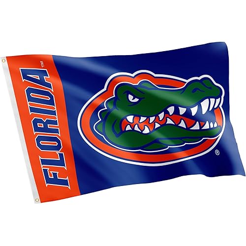 Desert Cactus University of Florida Flag UF Gators Banner 100% Polyester Indoor Outdoor 3x5 Feet Flags (Team Name)