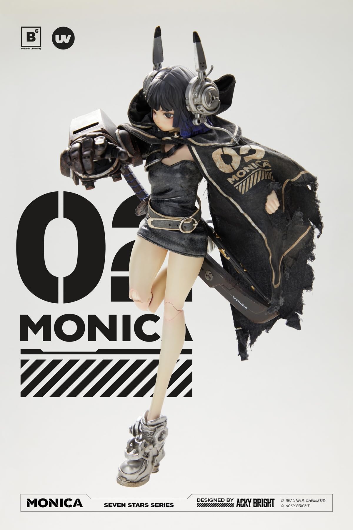 Amazon.co.jp: Beautiful Chemistry x Acky 1/6 フィギュア 02号Monica
