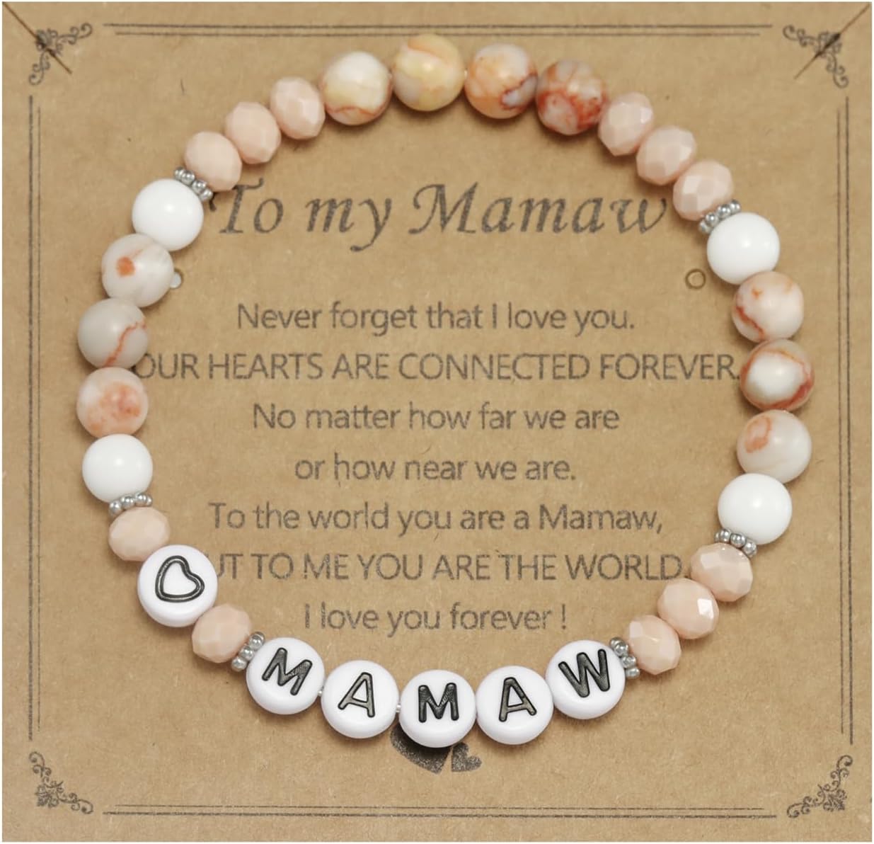 Gifts for Mamaw Birthday from Grandchildren Best Grandma Mothers Day Mamaw Bracelet