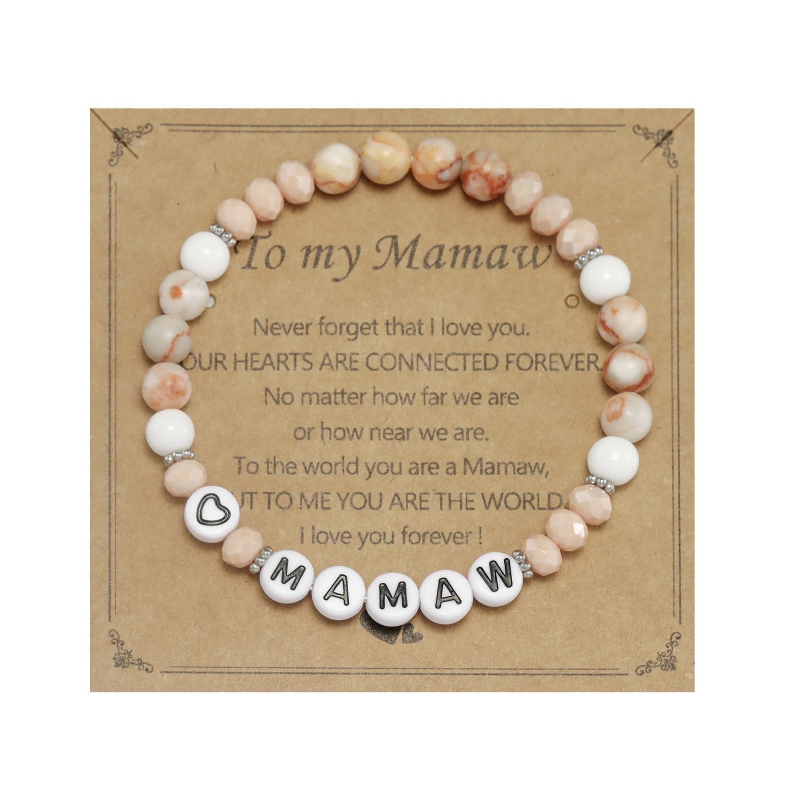 Gifts for Mamaw Birthday from Grandchildren Best Grandma Mothers Day Mamaw Bracelet