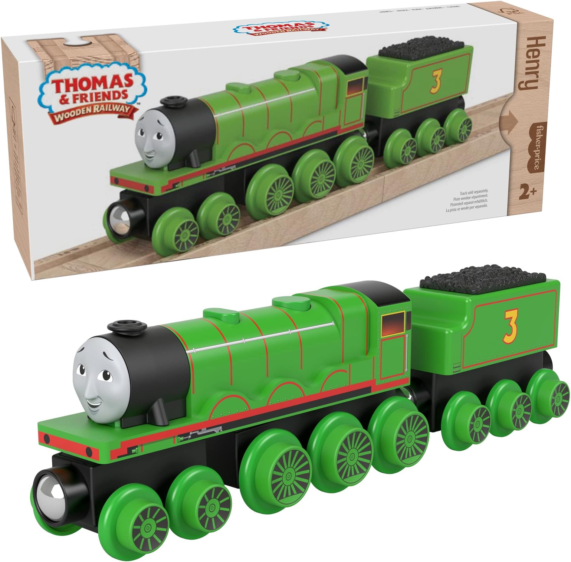 Mattel THOMAS & FRIENDS Wooden Rail Series (Thomas) Henry 【2 years and up】 HBK18