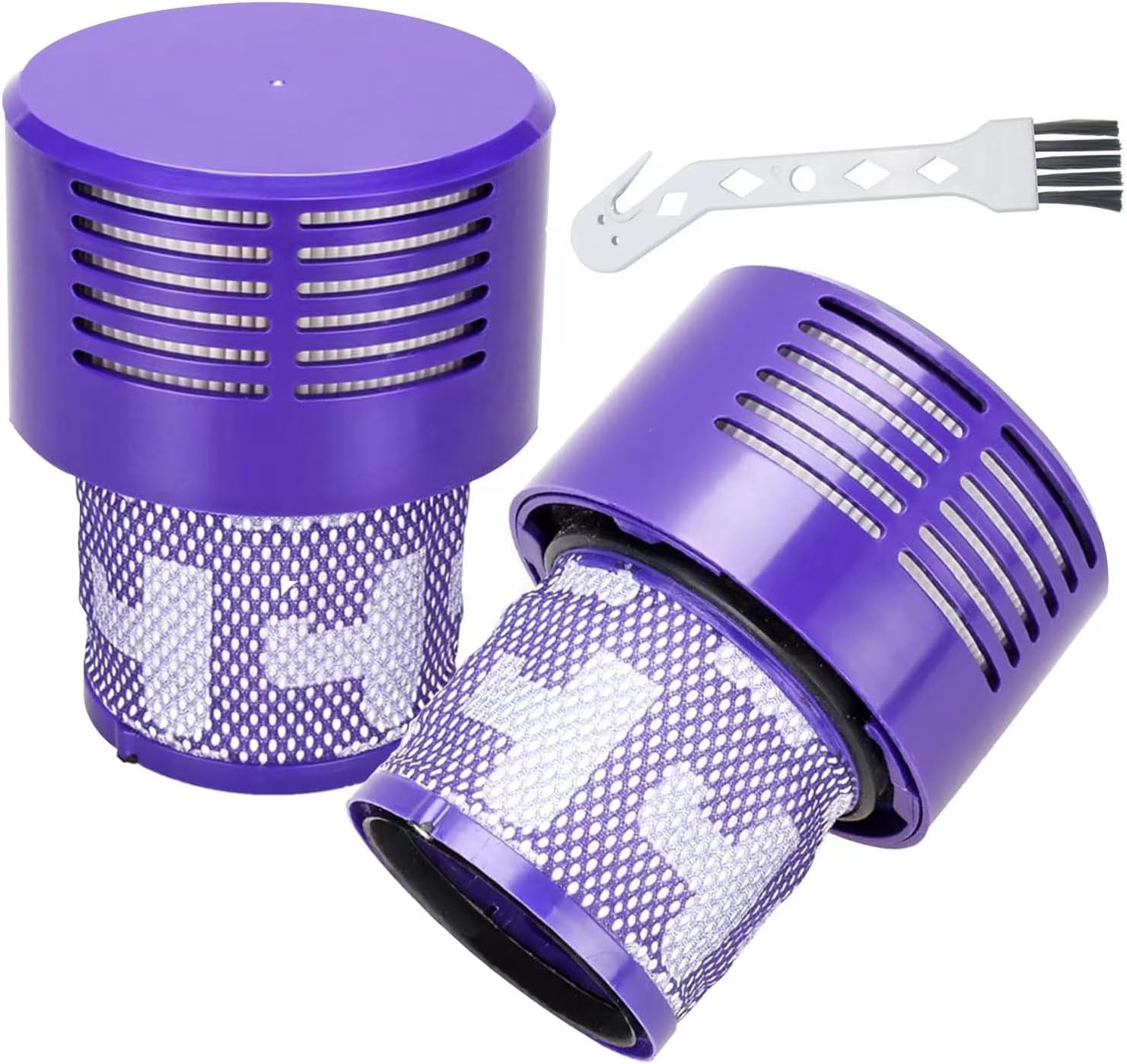 Funmit V10フィルター2個パック ダイソン V10 サイクロンシリーズ、V10 Absolute、V10 Animal V1