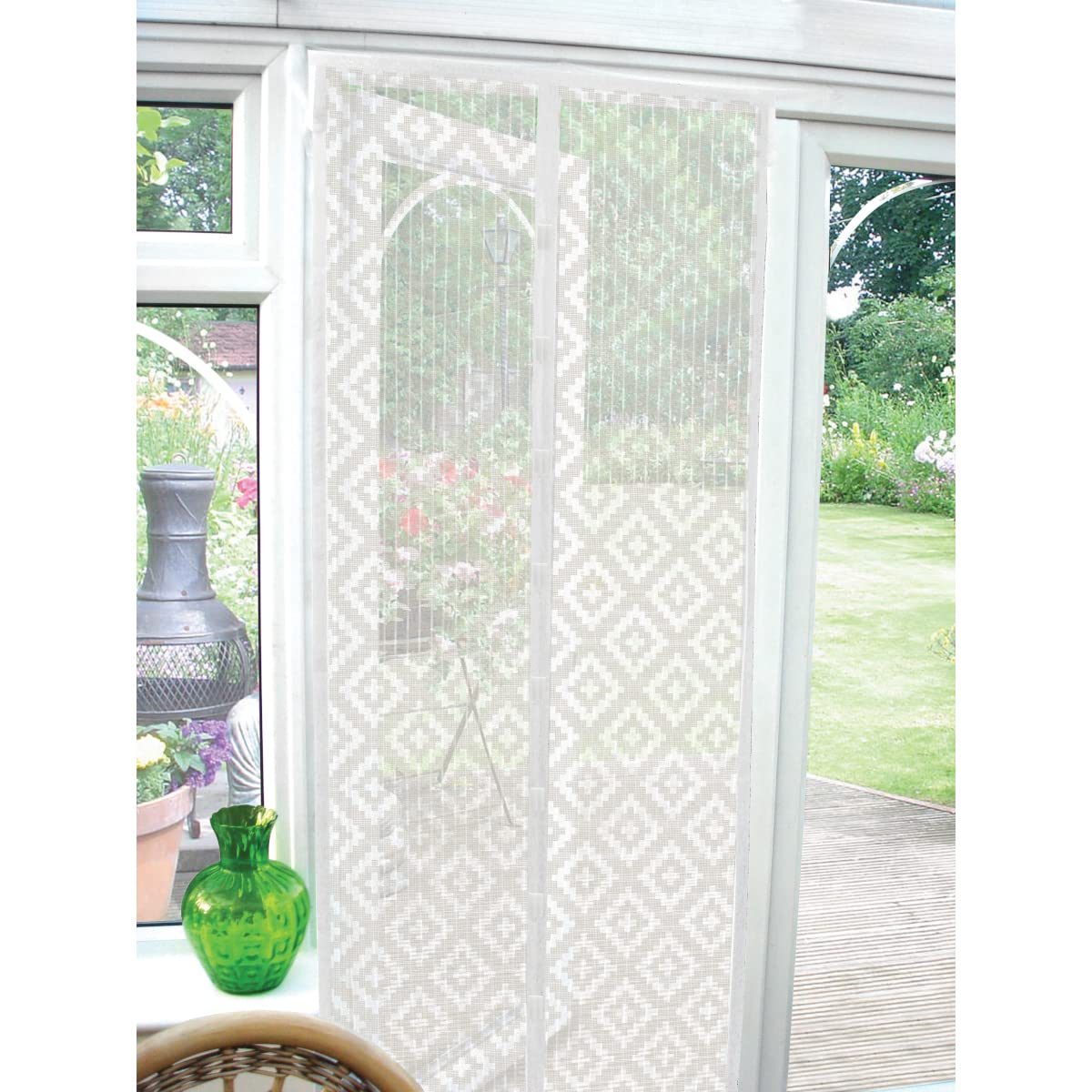Online Kitchenware Stone Country Club Magnetic Door Screen, Tribal Geo Size 9