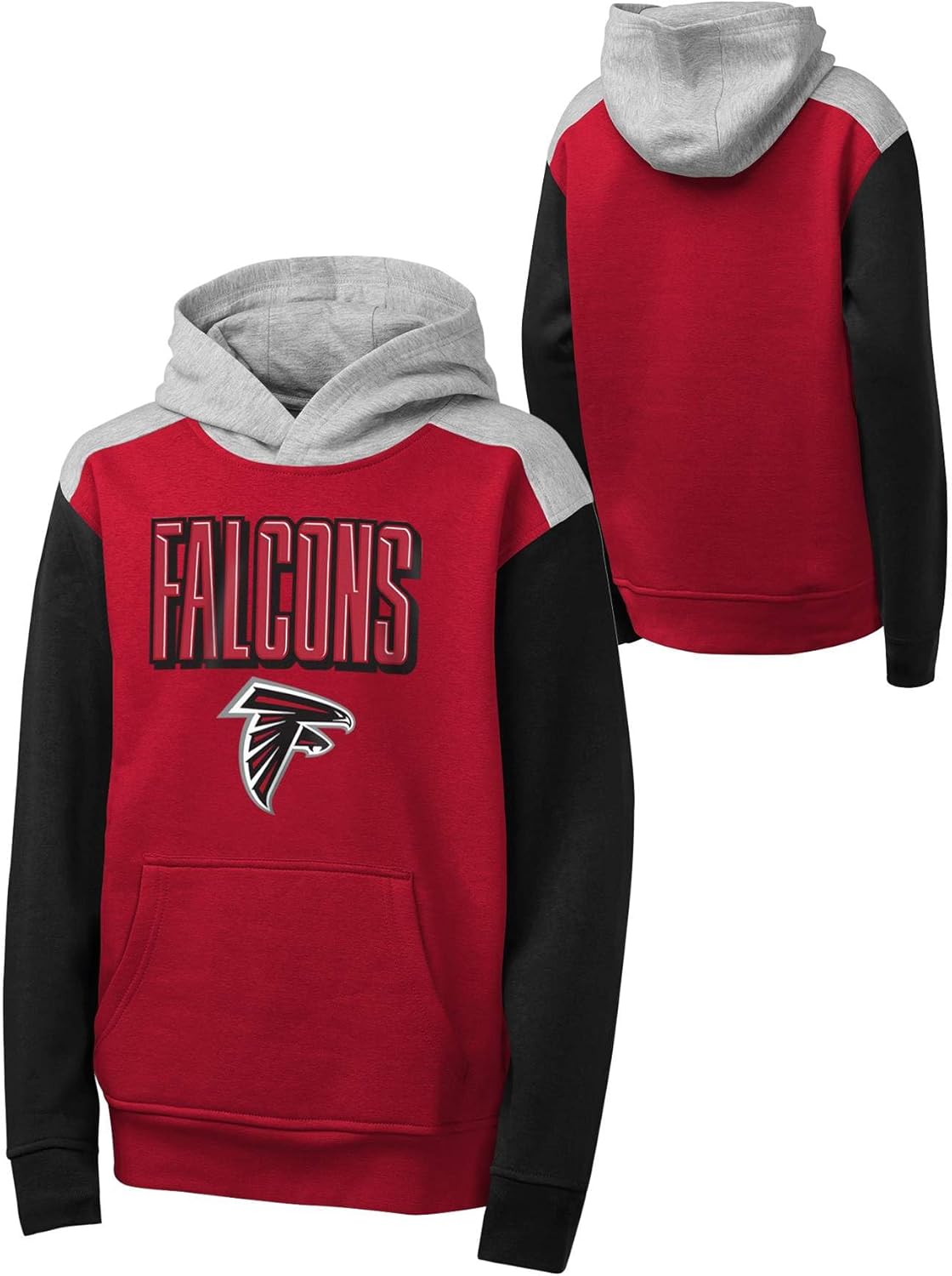 Outerstuff Football Youth Boys (8-20) Beyond Red Zone Pullover Hoody Sweatshirt