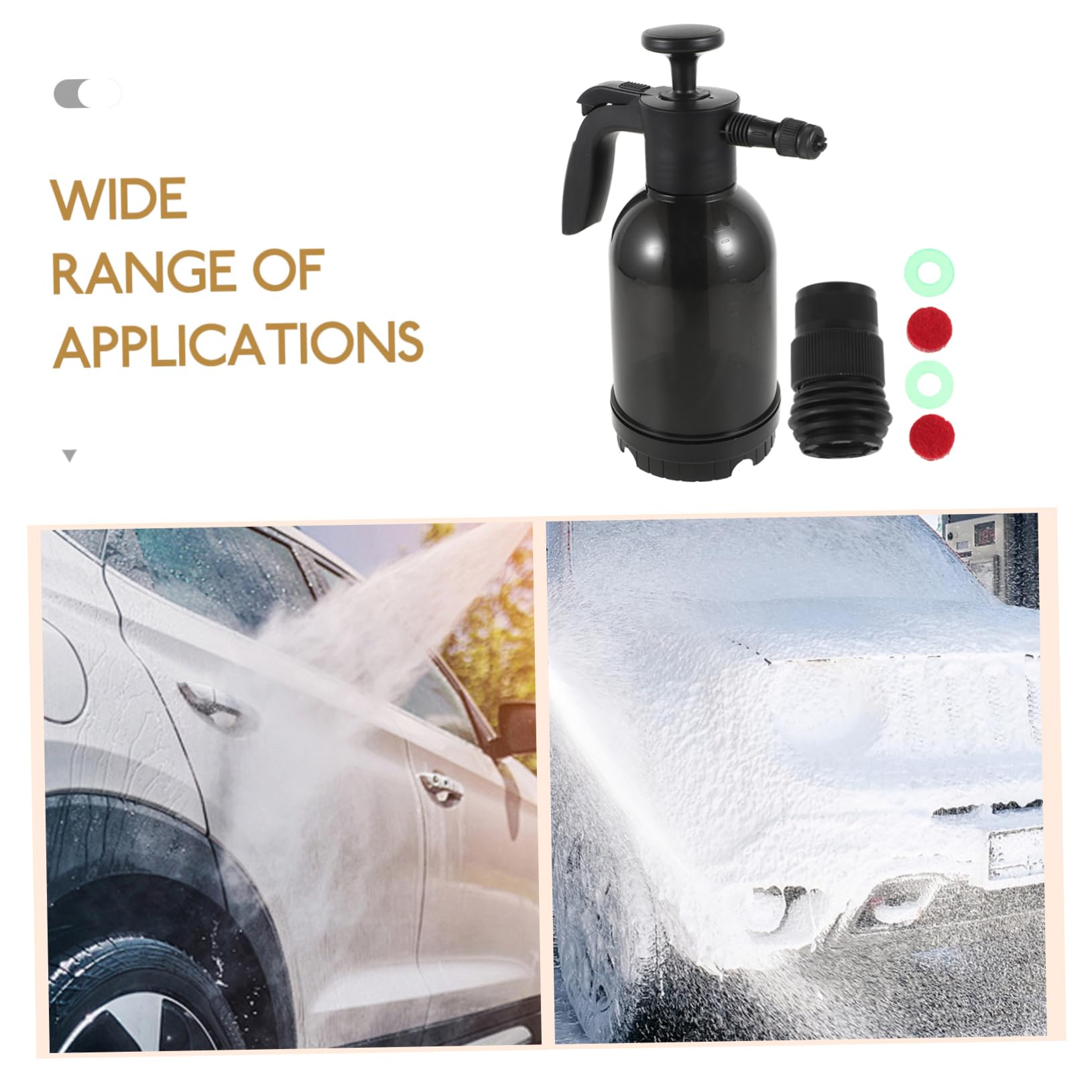 FUNOMOCYA Efficient Pressure Sprayer Hand Pump Foam Sprayer for Car 2l Garden Car Wash Tool