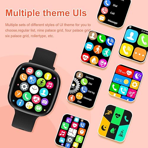 Miniatura 6 de LogHog Reloj deportivo para niños y niñas, con pantalla táctil educativa, rastreador de actividad física con reloj despertador, podómetro, juegos,