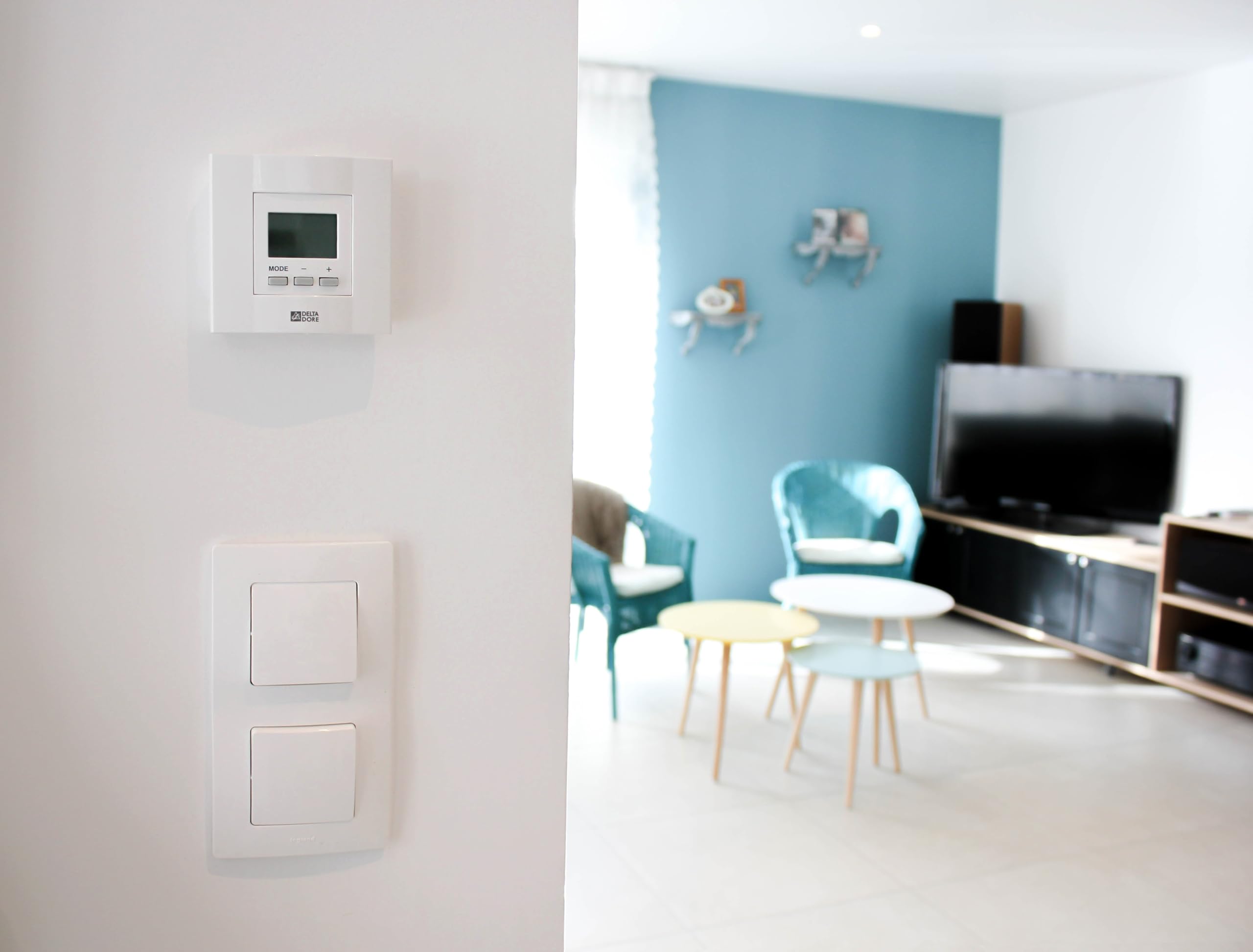 Delta Dore Thermostat Filaire à Touche Tybox 21 Gestion du Chauffage Blanc Taille Unique - 6053034